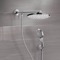 Dual Shower Head Set With 2-Way Diverter Shower Head Arm